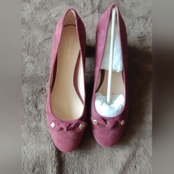 Maroon Katie Spade heels - Picture 1 of 3